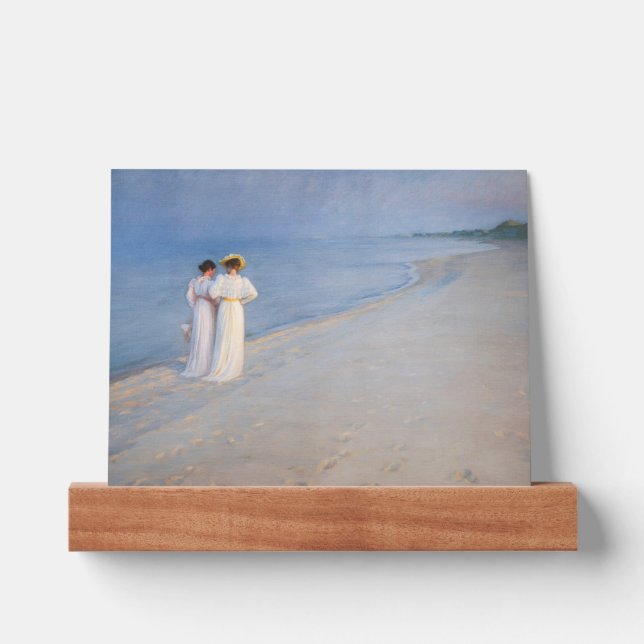 Kroyer - Summer Evening on Skagen Beach Picture Ledge (Front)