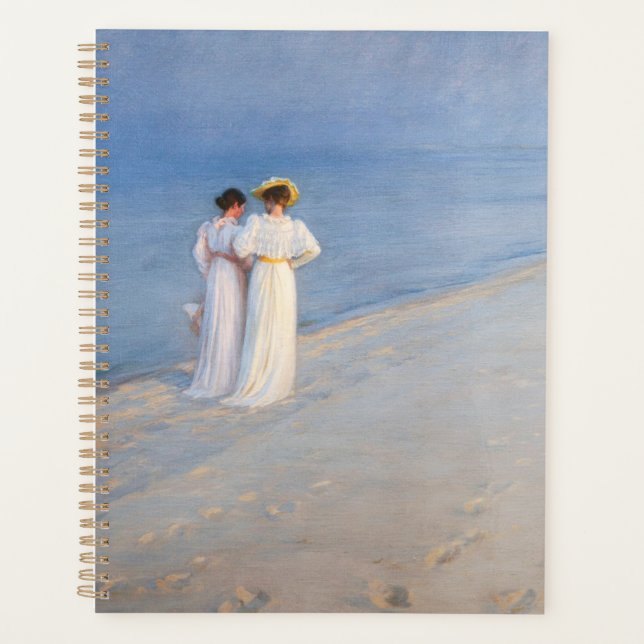 Kroyer - Summer Evening on Skagen Beach Planner (Front)