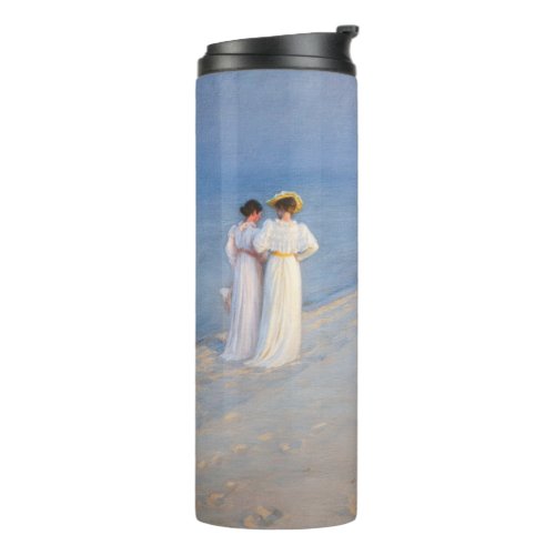 Kroyer _ Summer Evening on Skagen Beach Thermal Tumbler