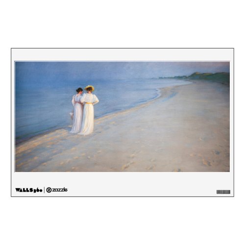 Kroyer _ Summer Evening on Skagen Beach Wall Decal