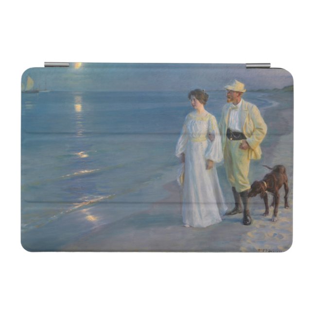Kroyer - The Artist and his Wife on the Beach iPad Mini Cover (Horizontal)