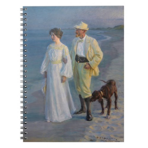 Kroyer _ The Artist and his Wife on the Beach Notebook