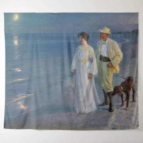 Kroyer _ The Artist and his Wife on the Beach Tapestry