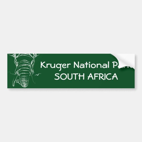 Kruger National Park Bumper Sticker