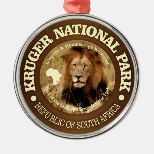 Kruger National Park C Metal Ornament