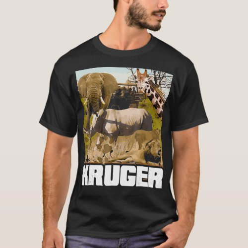 Kruger National Park _ Exotic Wildlife Safari Tee 