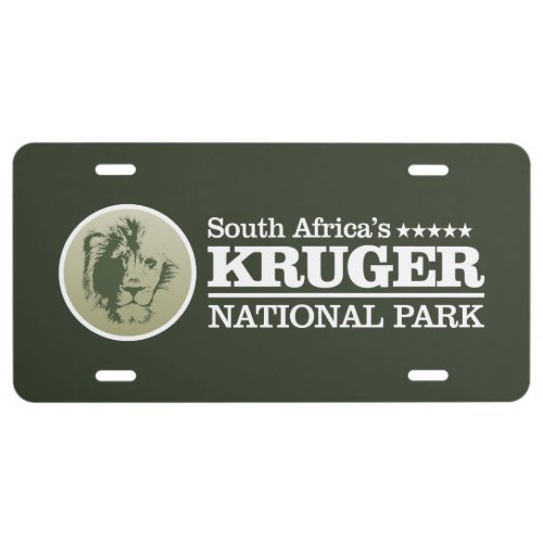 Kruger National Park License Plate