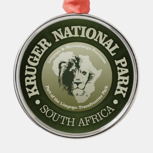 Kruger National Park Metal Ornament