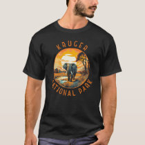 Kruger National Park South Africa Elephant Retro T-Shirt