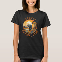 Kruger National Park South Africa Elephant Retro T-Shirt