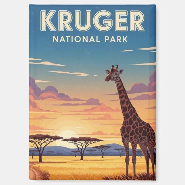 Kruger National Park South Africa Magnet (Front)