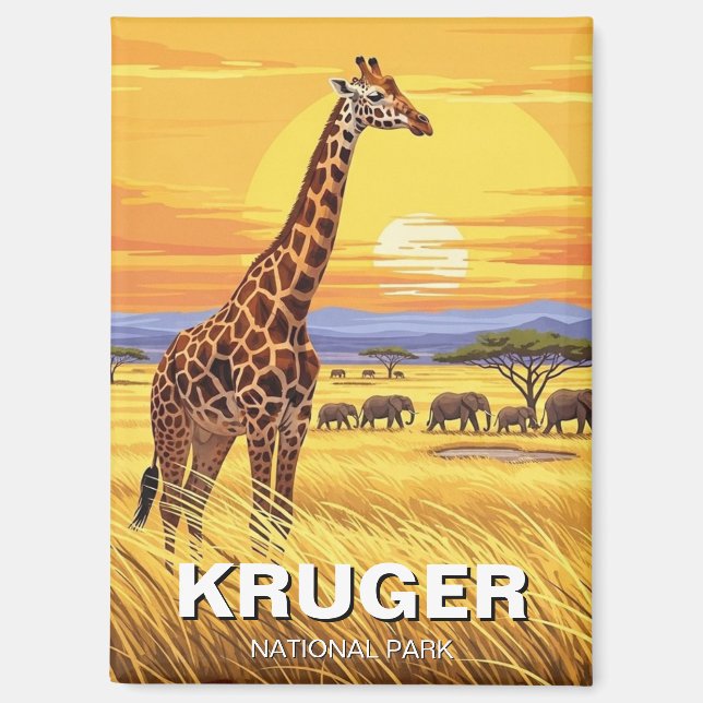 Kruger National Park South Africa Magnet (Front)