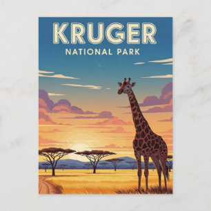 Kruger National Park South Africa Postcard