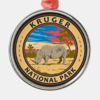 Kruger National Park White Rhinoceros Travel Art