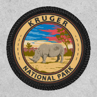 Kruger National Park White Rhinoceros Travel Art