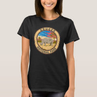 Kruger National Park White Rhinoceros Travel Art T-Shirt