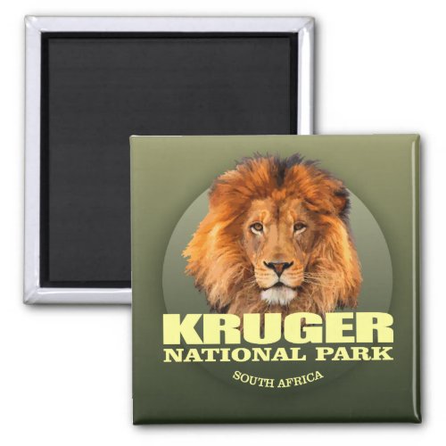 Kruger NP Lion WT Magnet