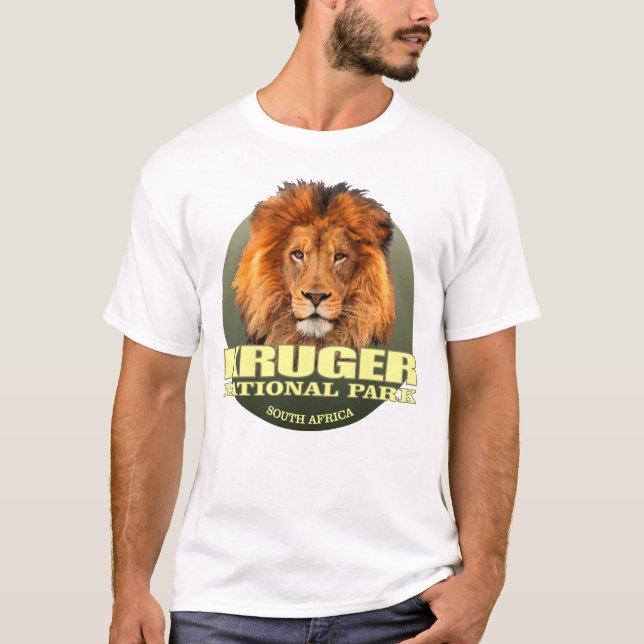 Kruger NP (Lion) WT T-Shirt (Front)