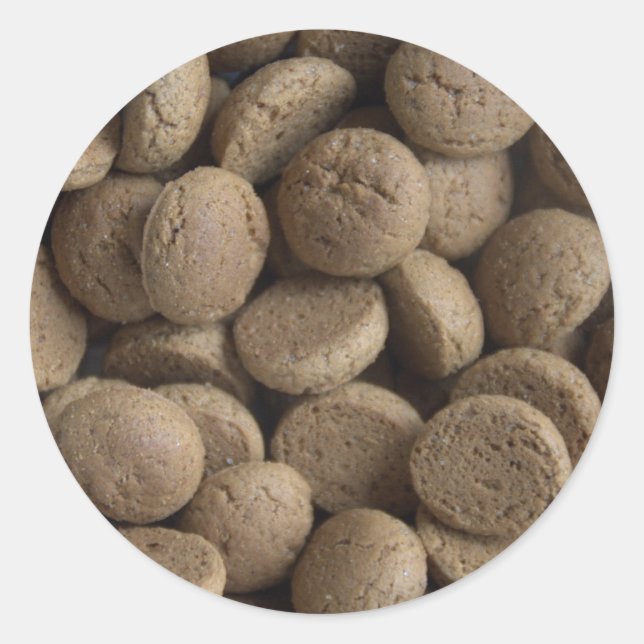 Kruidnoten Classic Round Sticker (Front)