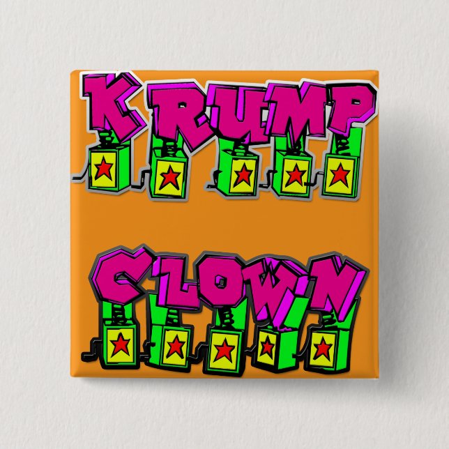 Krump Clown Button (Front)
