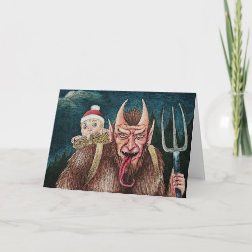 Krumpus Holiday Card