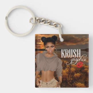 Krush Graphix by Ahsek Novel Keychain 4