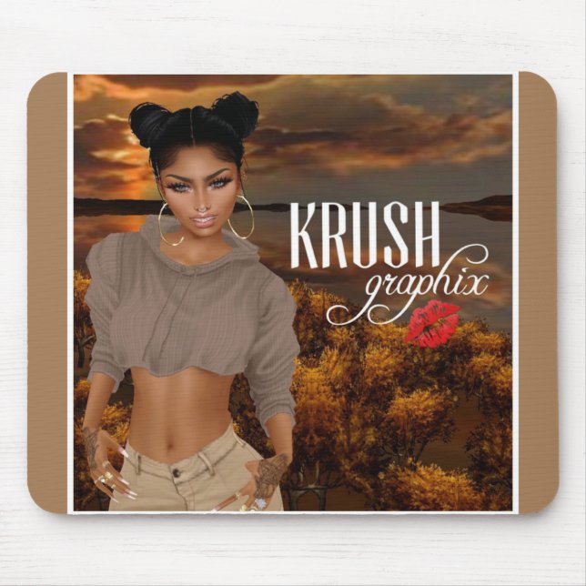 Krush Graphix by Ahsek Novel Mouse Pad 5 (Front)
