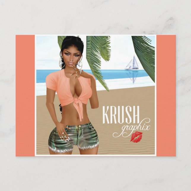 Krush Graphix by Ahsek Novel Postcard 8 (Front)