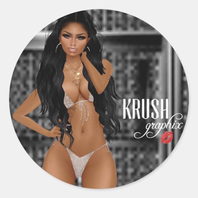 Krush Graphix by Ahsek Novel Stickers 06 (Front)