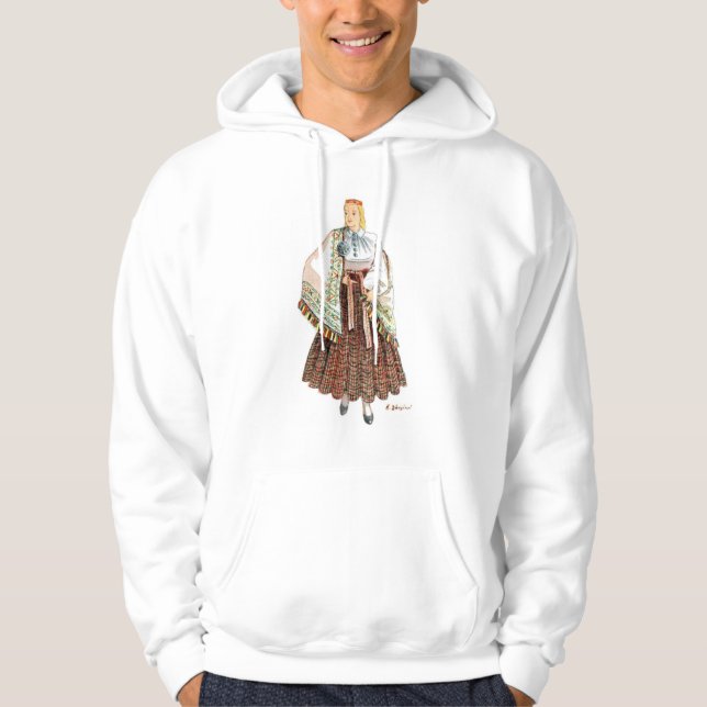 Krustpils tautu meita hoodie (Front)