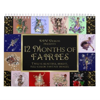 Krw 12 Months Of Fairies Calendar 2011 by KRWDesigns at Zazzle