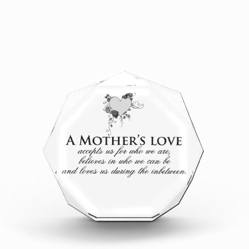 KRW A Mothers Love Verse Acrylic Sculpture Award