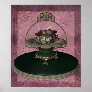 KRW African American Tea Cup Faerie Poster