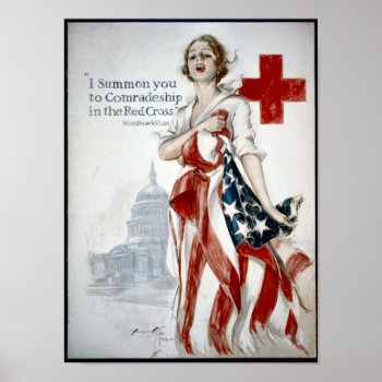 Krw American Red Cross Poster by KRWOldWorld at Zazzle