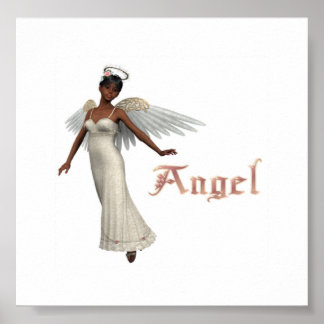 KRW Angel African American Poster