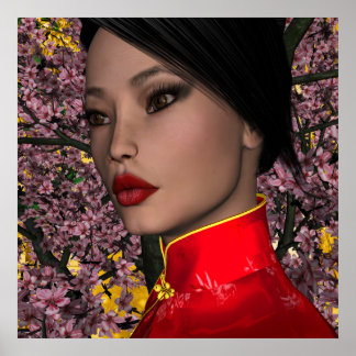 KRW Asia - Oriental Beauty Poster