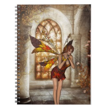 Krw Autumn Delight Faerie Fantasy Notebook by KRWDesigns at Zazzle