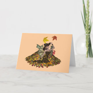 KRW Autumn Faery Blank Card