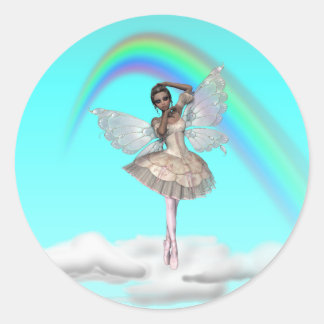 KRW Ballerina Faery Classic Round Sticker