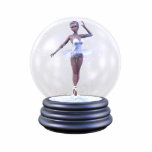 KRW Ballerina Snowglobe Sculpture<br><div class="desc">KRW Ballerina Snowglobe Sculpture</div>