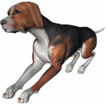 KRW Black and Tan Coonhound Statuette<br><div class="desc">KRW Black and Tan Coonhound Photo Sculpture - Can be a magnet, ornament, key chain, pin or in a display stand</div>