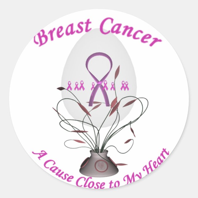 KRW Breast Cancer Awareness Egg Sticker (Front)