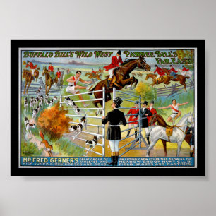 KRW Buffalo Bill and Pawnee Bill Show Poster