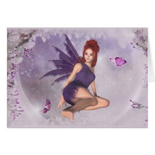 KRW Butterfly Dream Fairy Fantasy Art Cards (Front Horizontal)