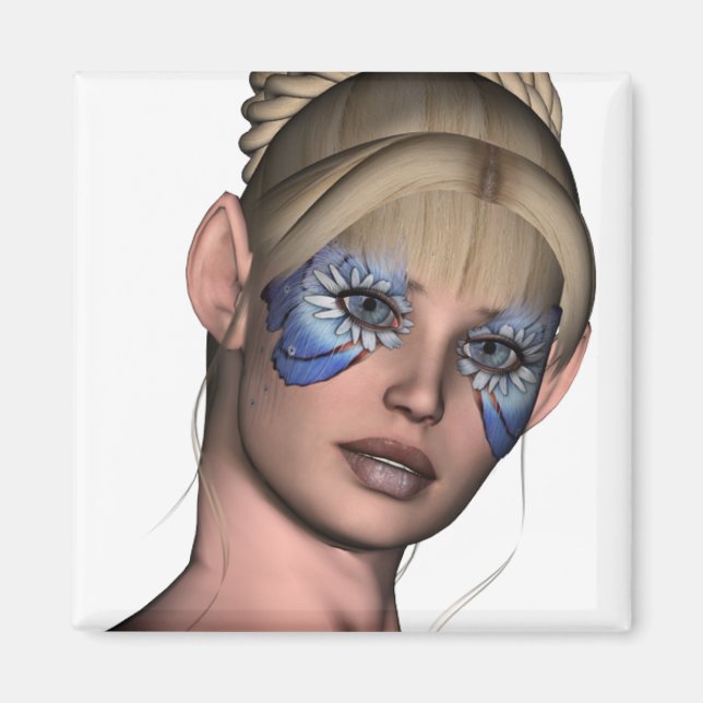 KRW Butterfly Masked Faery Magnet (Front)