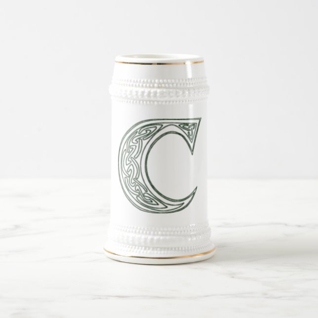 KRW - C - Celtic Monogrammed Stein (Center)