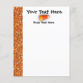 KRW Candy Corn Small Flyer Template