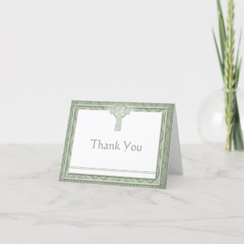 Krw Celtic Cross Thank You Note by KRWDesigns at Zazzle