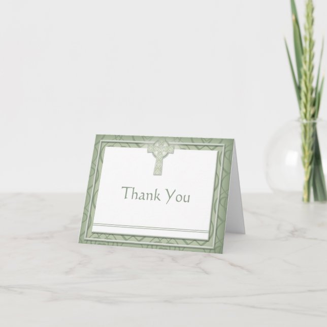 KRW Celtic Cross Thank You Note (Front)