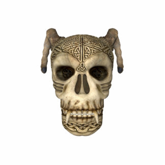 KRW Celtic Skull Photo Sculpture